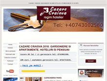 Tablet Screenshot of craiova-regimhotelier.ro
